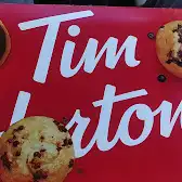 Tim Hortons storefront and interior at 5960 Highway #9, Orangeville, ON