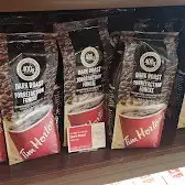 Tim Hortons storefront and interior at 1251 Simcoe St North, Oshawa, ON