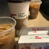 Tim Hortons storefront and interior at 1665 Hunt Club Rd, Ottawa, ON