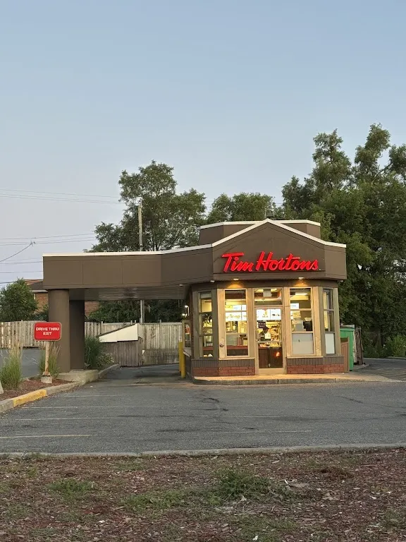 Tim Hortons storefront and interior at 1778 Carling Ave, Ottawa, ON