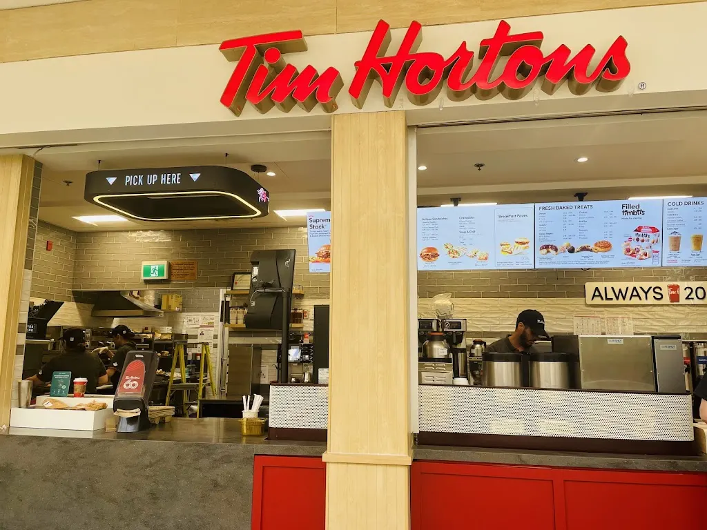 Tim Hortons storefront and interior at 2121 Carling Ave Unit 57, Ottawa, ON