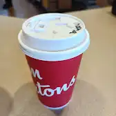 Tim Hortons storefront and interior at 22 Town Center Blvd, Petawawa, ON