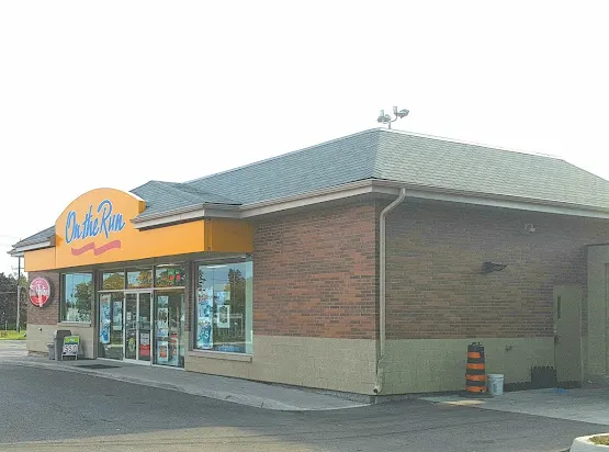 Tim Hortons storefront and interior at 478 Kingston Rd, Pickering, ON