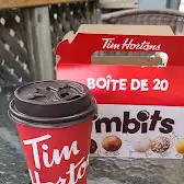 Tim Hortons storefront and interior at 938 Liverpool Rd, Pickering, ON