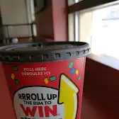 Tim Hortons storefront and interior at 1278 Kingston Rd., Pickering, ON
