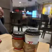 Tim Hortons storefront and interior at 13380 Yonge St, Richmond Hill, ON
