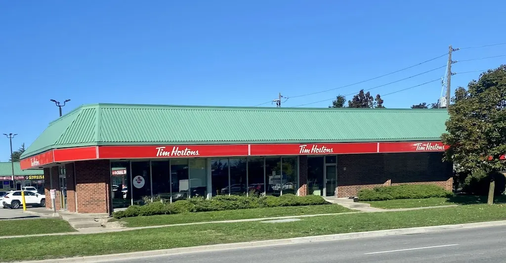 Tim Hortons storefront and interior at 4820 Sheppard Ave East Unit 27, Scarborough, ON