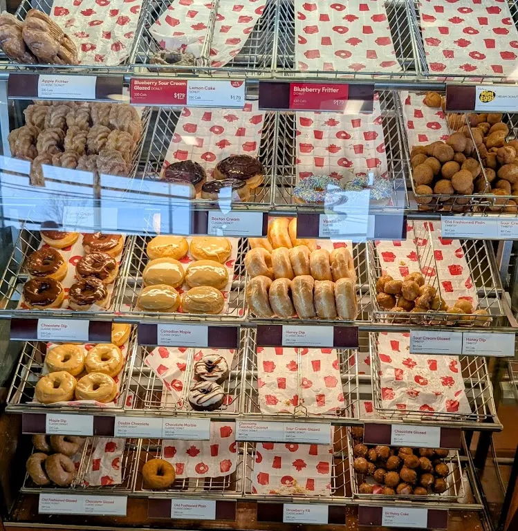 Tim Hortons storefront and interior at 4556 Hwy #101 East, South Porcupine, ON