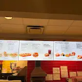 Tim Hortons storefront and interior at 498 Ontario St, St Catharines, ON