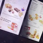 Tim Hortons storefront and interior at 7377 Hwy 26, Stayner, ON