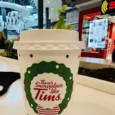 Tim Hortons storefront and interior at 1349 Lasalle Blvd, Sudbury, ON