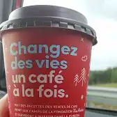 Tim Hortons storefront and interior at 21 Woodstock St, Tavistock, ON