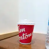 Tim Hortons storefront and interior at 156 Jozo Weider Blvd. Unit A1, The Blue Mountains, ON