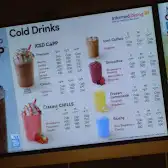 Tim Hortons storefront and interior at 1043 Memorial Ave, Thunder Bay, ON