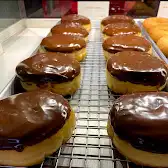 Tim Hortons storefront and interior at 1256 dundas st w, Toronto, ON