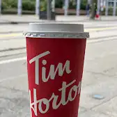 Tim Hortons storefront and interior at Food Court - 130 King St West, Toronto, ON