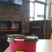 Tim Hortons storefront and interior at 75 Division St, Trenton, ON