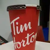 Tim Hortons storefront and interior at 221 Rcaf Road, Trenton, ON