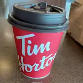 Tim Hortons storefront and interior at 17518 Old Highway # 2, Trenton, ON