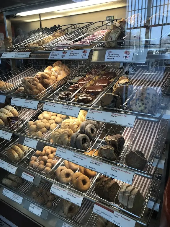 Tim Hortons storefront and interior at 401 Sunset Ave, Windsor, ON