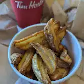 Tim Hortons storefront and interior at 100 Whitmore Rd, Woodbridge, ON