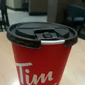 Tim Hortons storefront and interior at 3764 Hwy 7, Woodbridge, ON