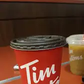 Tim Hortons storefront and interior at 8000 Hwy 27, Woodbridge, ON