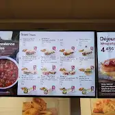 Tim Hortons storefront and interior at 1333 Rue Acton Route 116, Acton Vale, QC
