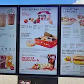 Tim Hortons storefront and interior at 5556 Boul Ste-anne, Boischatel, QC