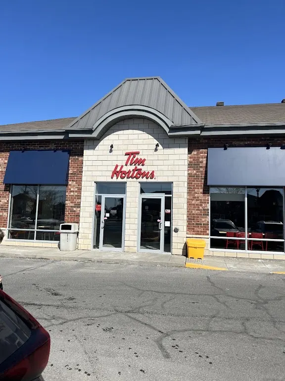 Tim Hortons storefront and interior at 3601 Boul Frechette, Chambly, QC