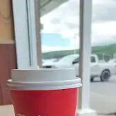 Tim Hortons storefront and interior at 1169 Ave De L'accueil, Degelis, QC