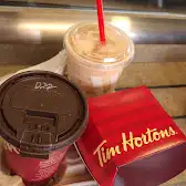 Tim Hortons storefront and interior at 2050 Boul St Joseph, Drummondville, QC