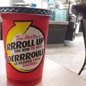 Tim Hortons storefront and interior at 208 Boul St Raymond, Gatineau, QC