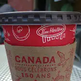 Tim Hortons storefront and interior at 2525 Rue Victoria, Lachine, QC