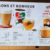 Tim Hortons storefront and interior at 8481 Boul Newman, Lasalle, QC