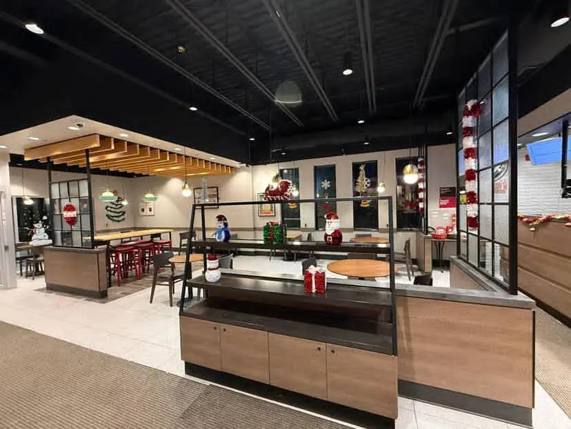 Tim Hortons storefront and interior at 2465 Boul Saint Martin E, Laval, QC