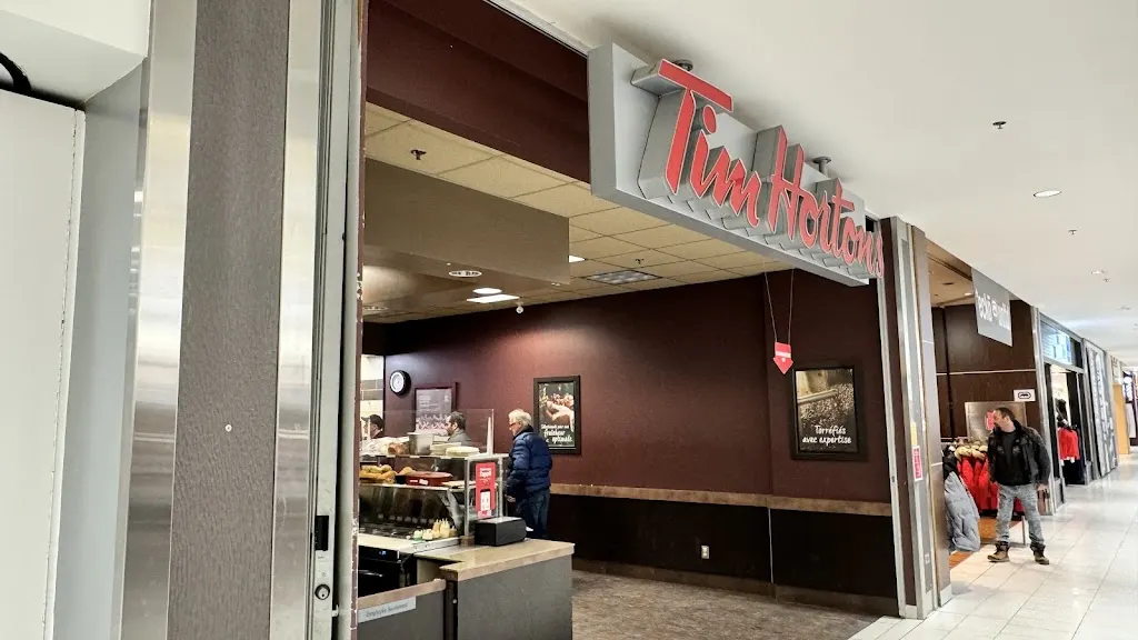 Tim Hortons storefront and interior at 1200, Boul Alphonse-desjardins, Levis, QC