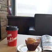 Tim Hortons storefront and interior at 1859 Rue Sherbrooke, Magog, QC