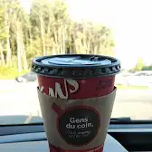 Tim Hortons storefront and interior at 56 Ch Des Anglais, Mascouche, QC