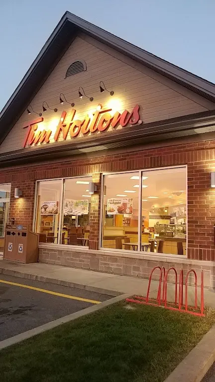 Tim Hortons storefront and interior at 801 Boul Laurier, Mcmasterville, QC