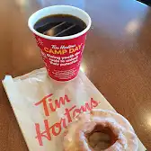 Tim Hortons storefront and interior at 611 Boul St Jean-baptiste, Mercier, QC