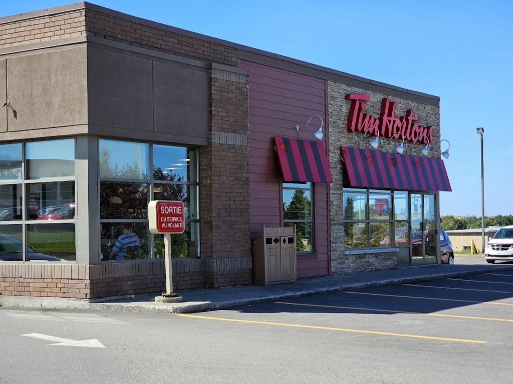 Tim Hortons storefront and interior at 1730 Boul Gaboury, Mont-joli, QC