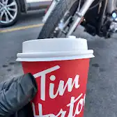 Tim Hortons storefront and interior at 410 Rue Jean-talon Ouest, Montreal, QC