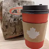 Tim Hortons storefront and interior at 666, Sherbooke Ouest, Montreal, QC