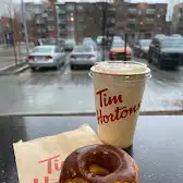 Tim Hortons storefront and interior at 2661 Ave Van Horne, Montreal, QC