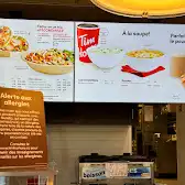 Tim Hortons storefront and interior at 3600 Rue Notre-dame Ouest, Montreal, QC
