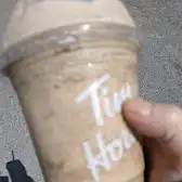 Tim Hortons storefront and interior at 3634 Rue Ontario Est, Montreal, QC