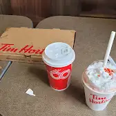 Tim Hortons storefront and interior at 8115 Av Papineau, Montreal, QC