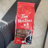 Tim Hortons storefront and interior at 9725 Boul Henri Bourassa Est, Montreal, QC