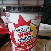 Tim Hortons storefront and interior at 589 Boulevard Wilfrid-hamel, Québec, QC